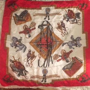Amazing retro vintage horse scarf